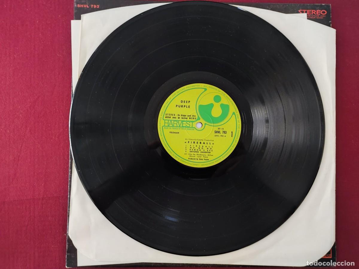 Discos de vinilo: Deep Purple &ndash; Fireball primera edici&oacute;n francesa de 1971 - Foto 8