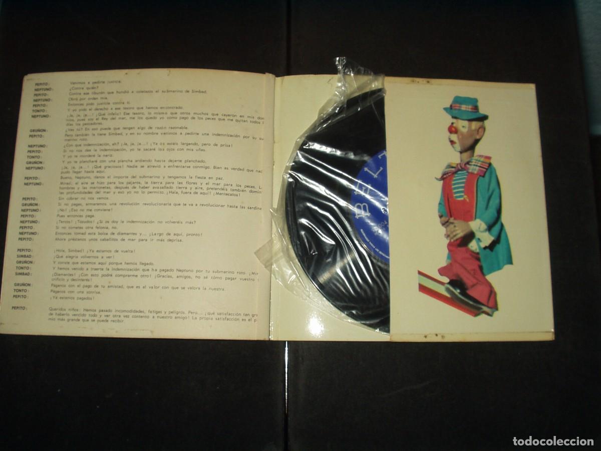 Discos de vinilo: LOTE 4 DISCOLIBROS DE CUENTOS , TEBEO Y PROGRAMA DE LA T.V. - Foto 6