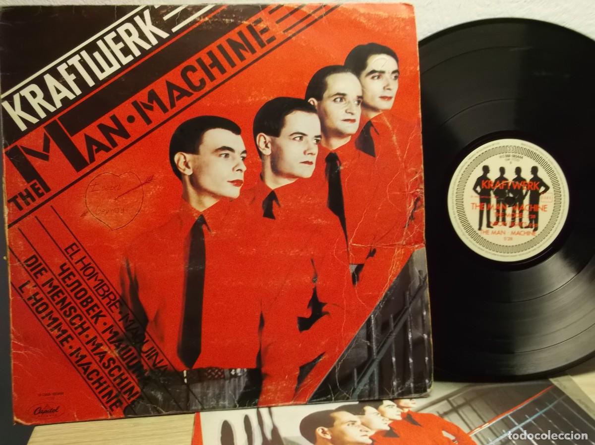 Discos de vinilo: Kraftwerk &ndash; The Man&bull;Machine LP 1978 SPAIN - Foto 1