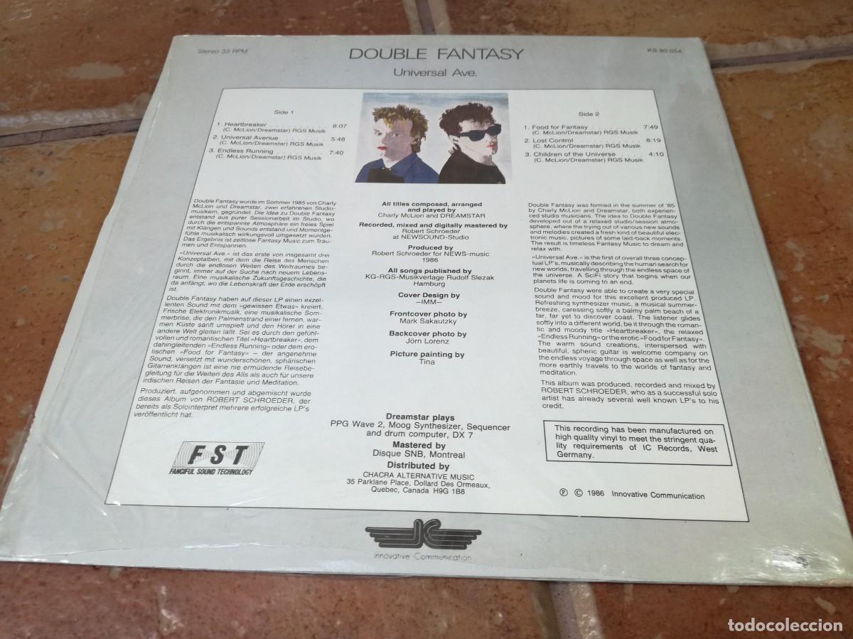 Discos de vinilo: DOUBLE FANTASY-UNIVERSAL AVE-EN EXCELENTE ESTADO - Foto 2