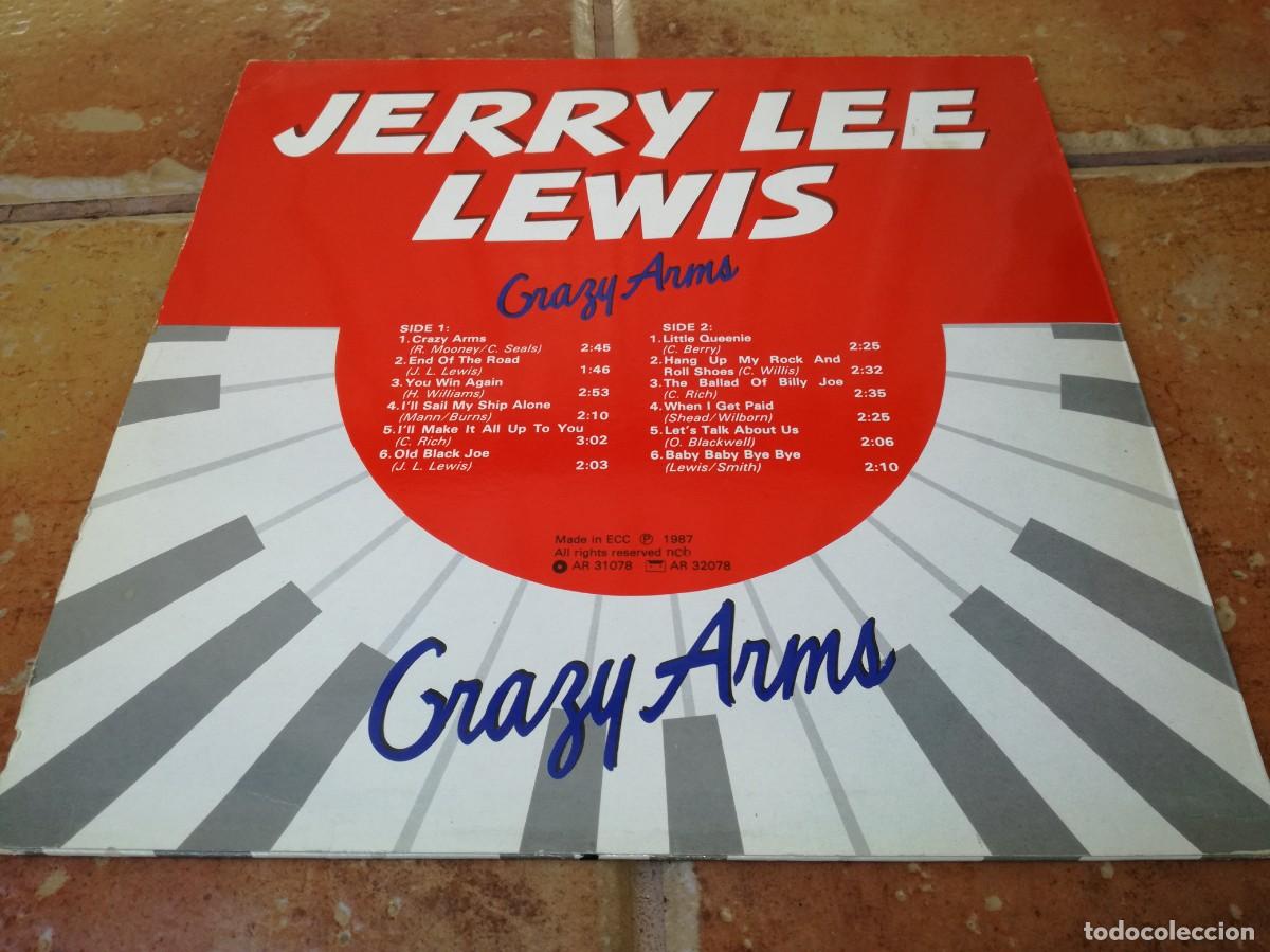 Discos de vinilo: JERRY LEE LEWIS-CRAZY ARMS - Foto 2