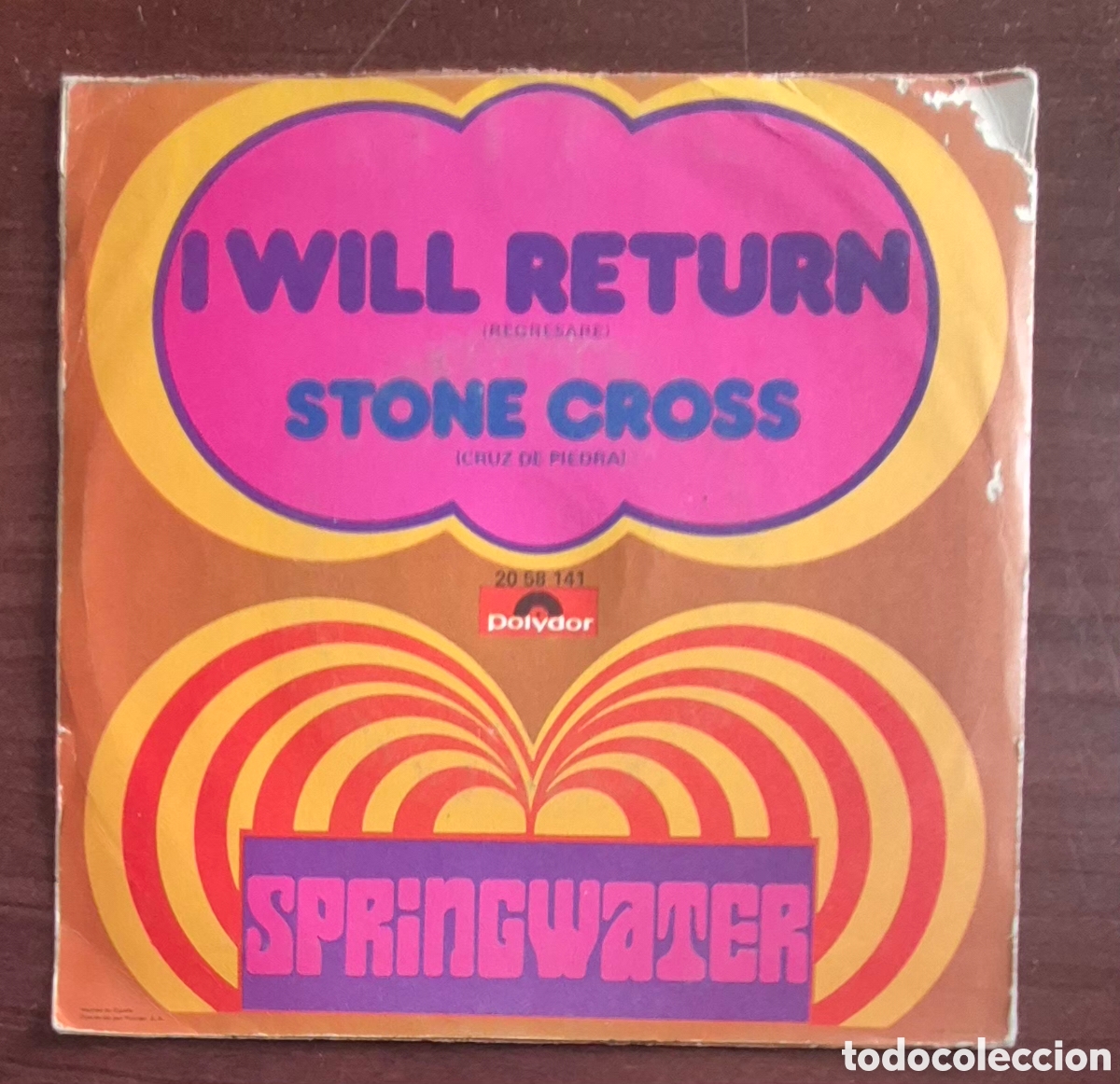 Discos de vinilo: SINGLE - SPRINGWATER - I WILL RETURN - 1971 ESPA&Ntilde;A - Foto 2