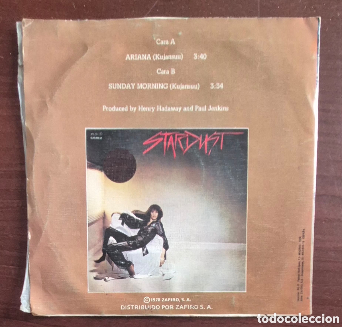 Discos de vinilo: SINGLE - STARDUST - ARIANA - 1978 ESPA&Ntilde;A - Foto 2