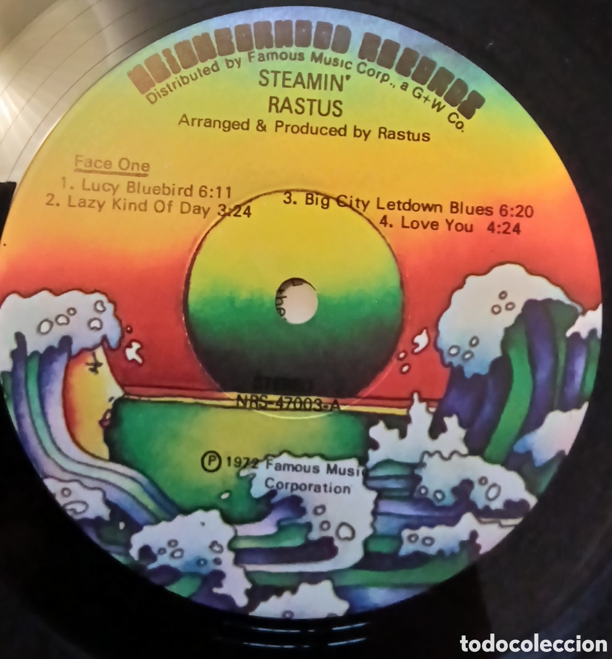 Discos de vinilo: Rastus - Steamin// 1972 USA VG++ - Foto 2