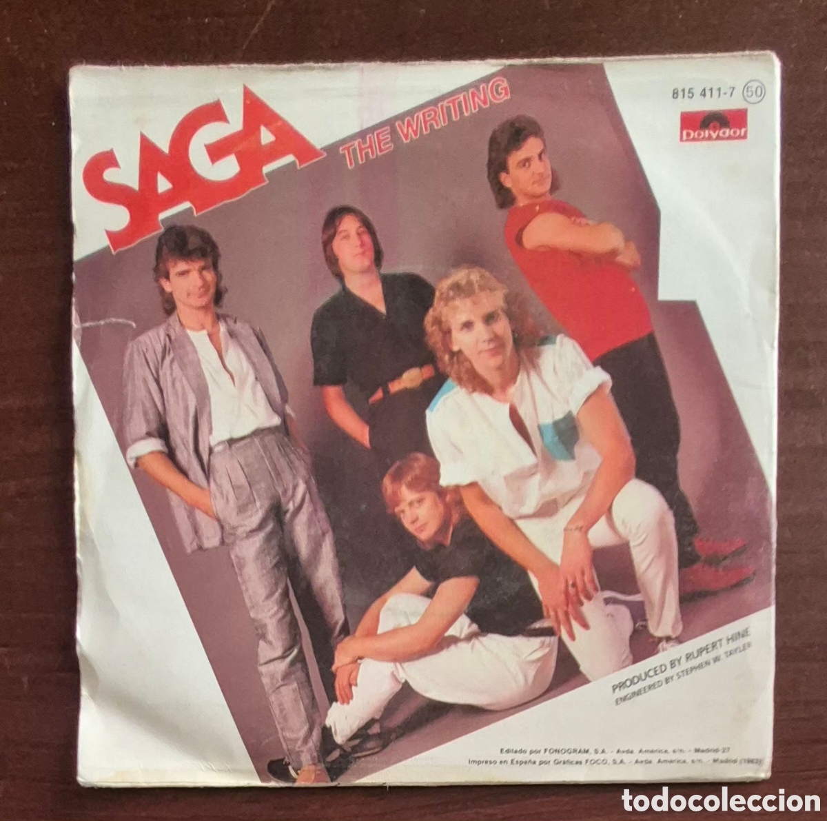 Discos de vinilo: SINGLE - SAGA - THE FLYER - 1983 ESPA&Ntilde;A - Foto 2