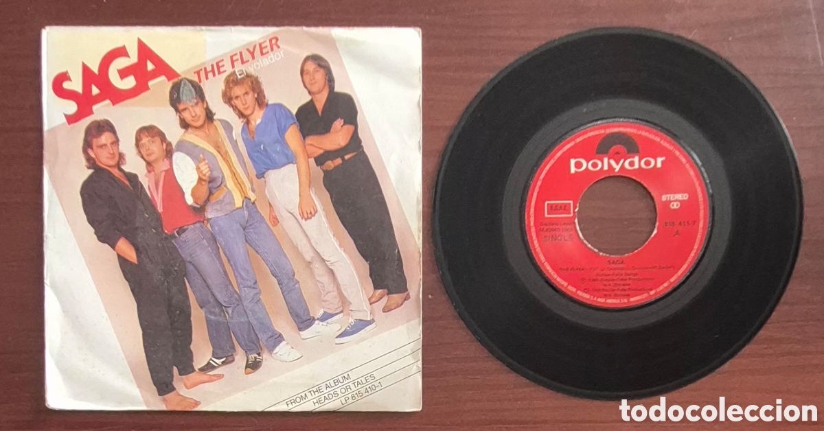 Discos de vinilo: SINGLE - SAGA - THE FLYER - 1983 ESPA&Ntilde;A - Foto 3