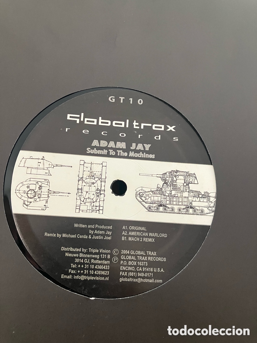 Discos de vinilo: Adam Jay - Submit to The Machined - Foto 2