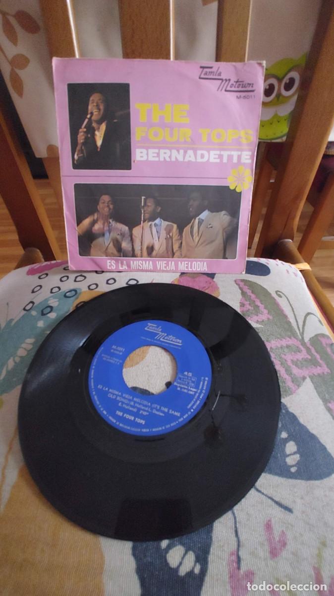 Discos de vinilo: THE FOUR TOPS-SINGLE BERNADETTE - Foto 1