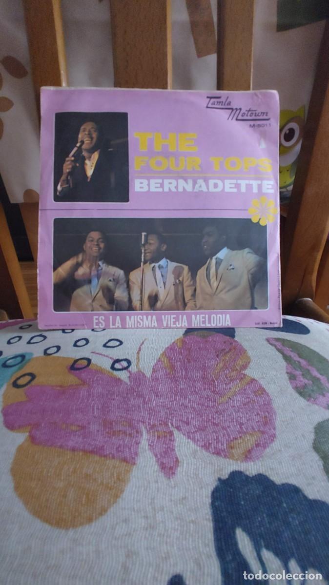 Discos de vinilo: THE FOUR TOPS-SINGLE BERNADETTE - Foto 2