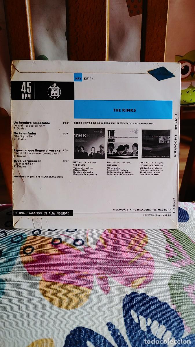 Discos de vinilo: THE KINKS-EP UN HOMBRE RESPETABLE +3 - Foto 4