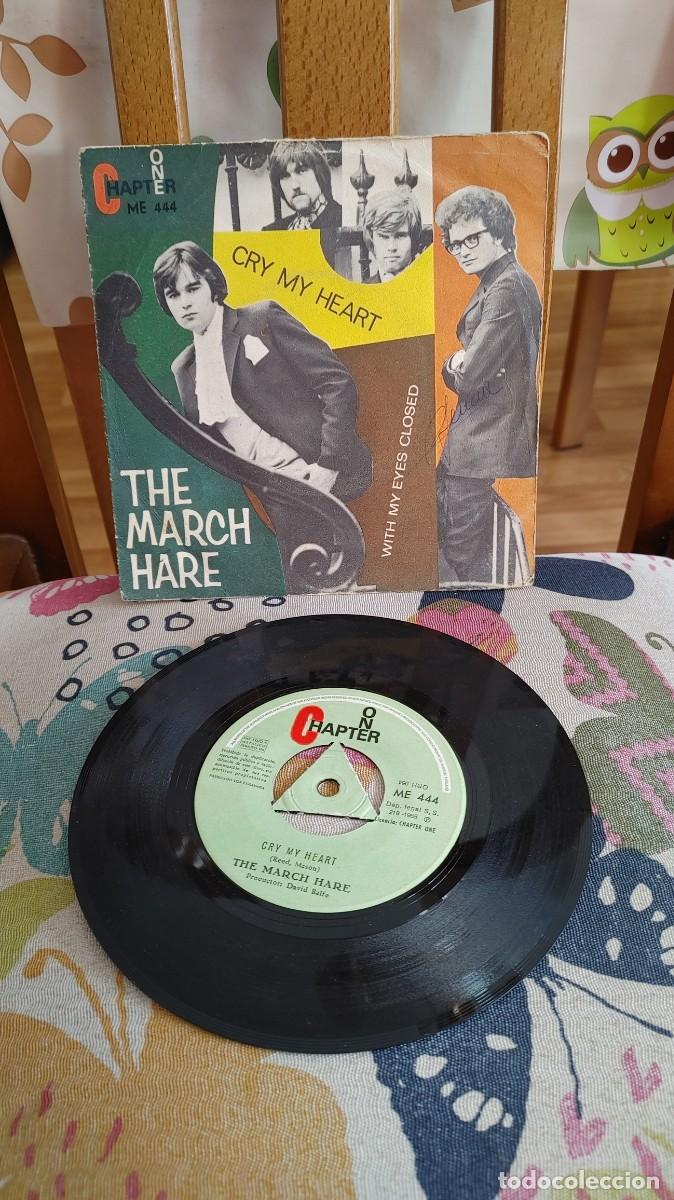 Discos de vinilo: THE MARCH HARE-SINGLE CRY MY HEART - Foto 1