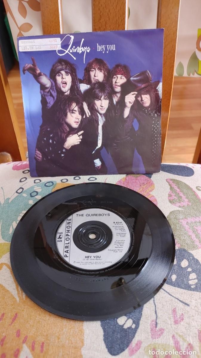 Discos de vinilo: THE QUIREBOYS-SINGLE HEY YOU - Foto 1