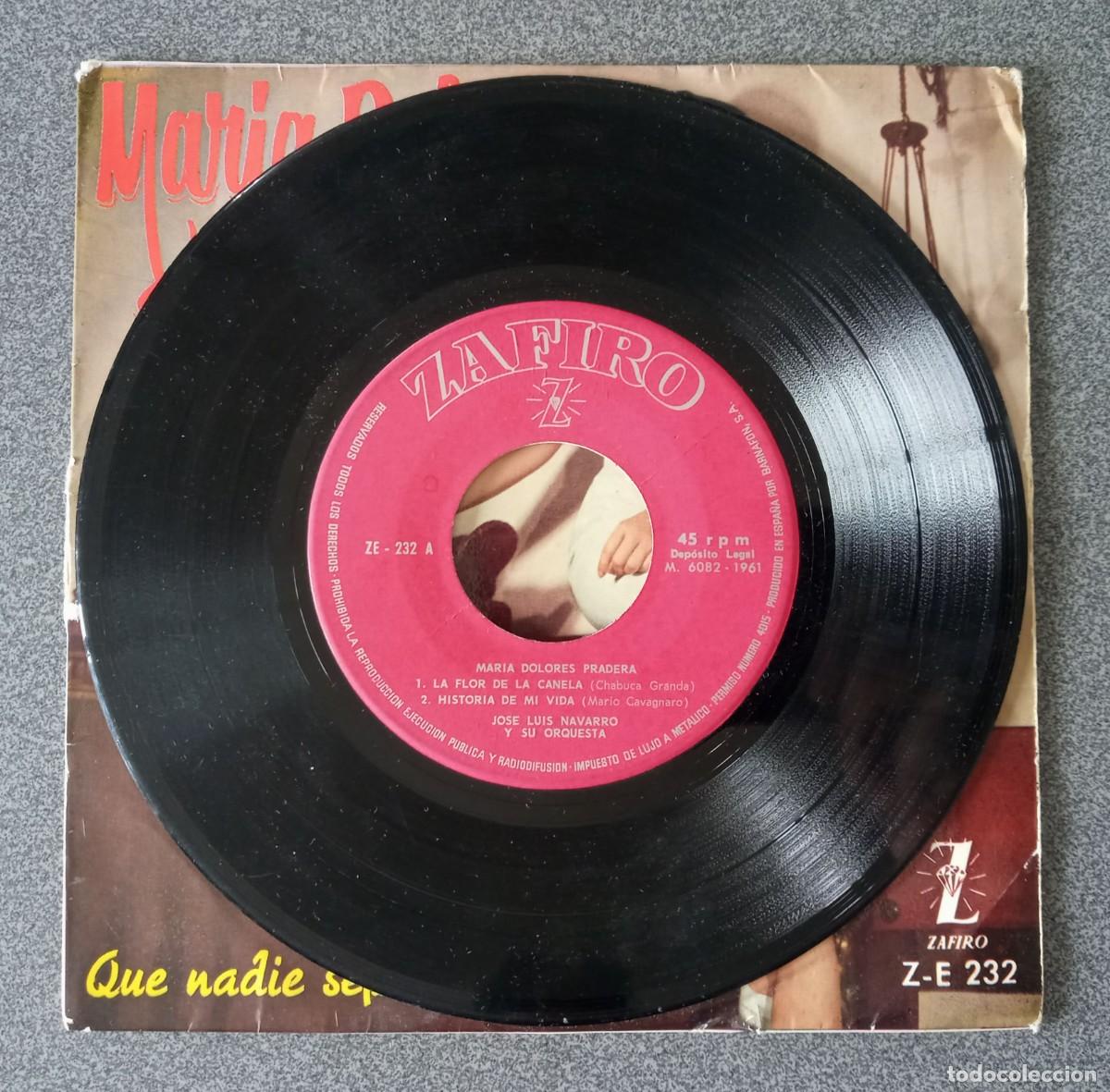 Discos de vinilo: Vinilo Ep Mar&iacute;a Dolores Pradera - Foto 3