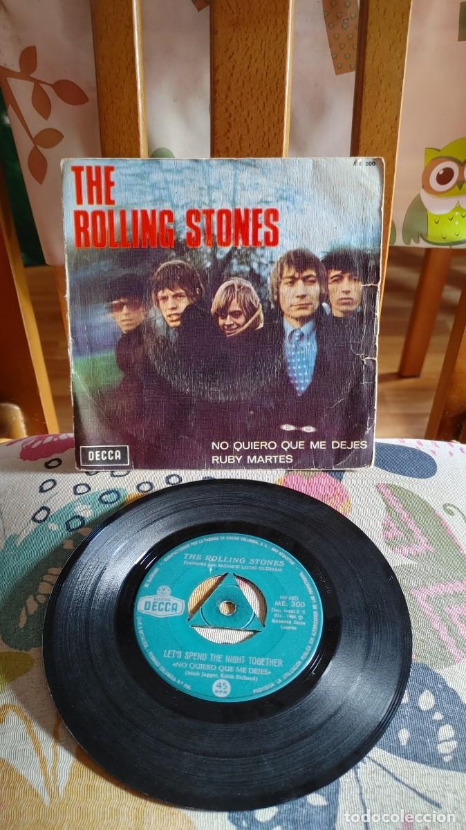 Discos de vinilo: THE ROLLING STONES-SINGLE LET&acute;S SPEND THE NIGHT TOGETHER - Foto 1