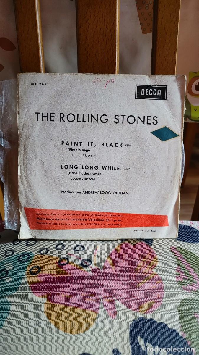 Discos de vinilo: THE ROLLING STONES-SINGLE PAINT IT BLACK - Foto 3