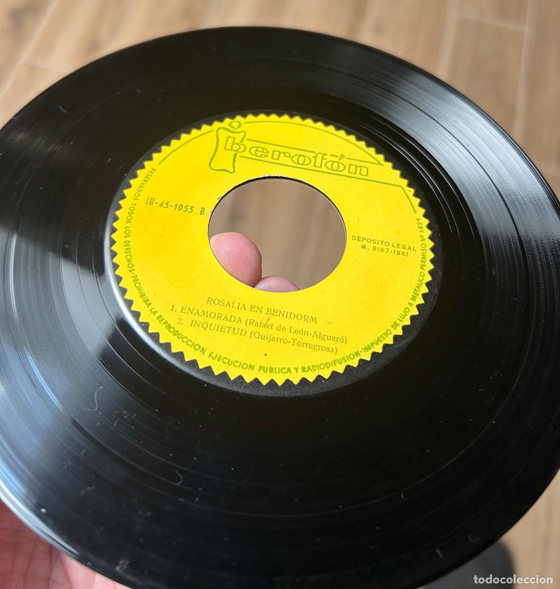 Discos de vinilo: Rosalia en benidorm EP iberofon 1961 - Foto 3