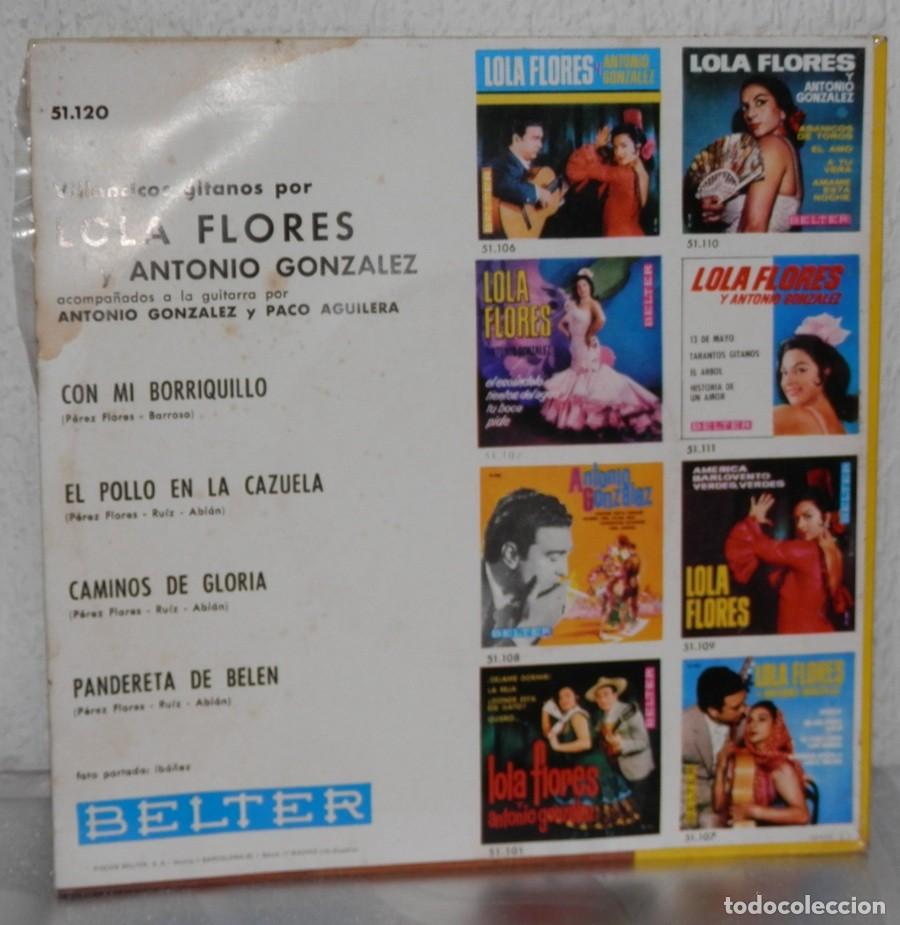 Discos de vinilo: DISCO SINGLE DEVINILO DE LOLA FLORES - Foto 2