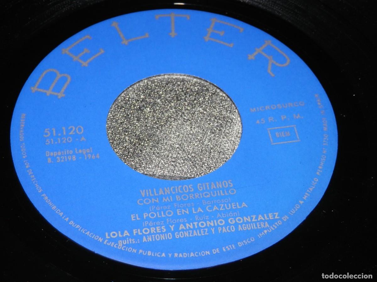 Discos de vinilo: DISCO SINGLE DEVINILO DE LOLA FLORES - Foto 3