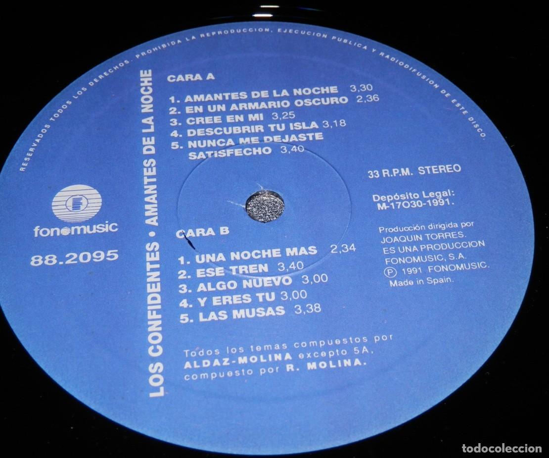 Discos de vinilo: DISCO LP DE VINILO DEL GRUPO LOS CONFIDENTES - Foto 3