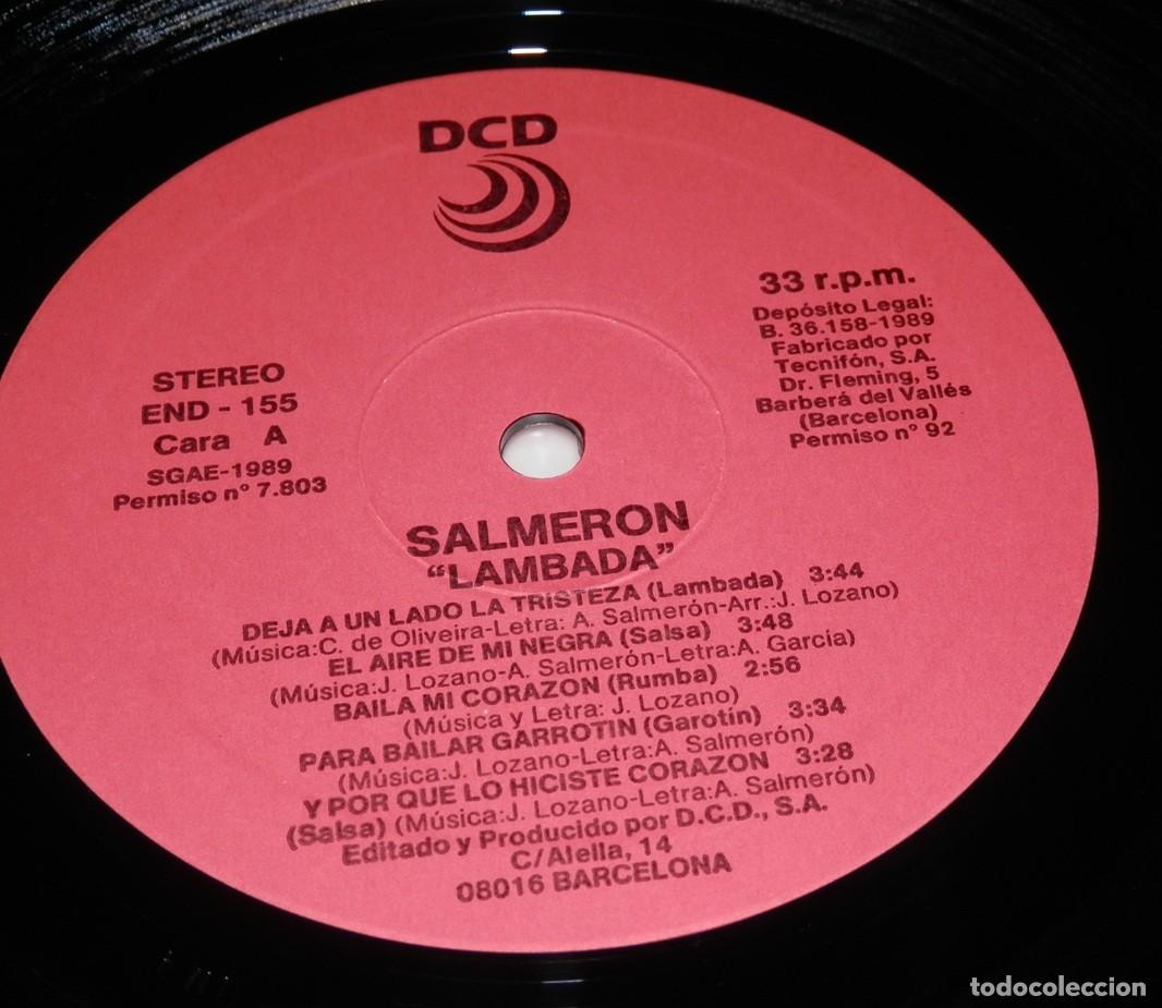 Discos de vinilo: DISCO LP DE VINILO DE SALMERON - Foto 3