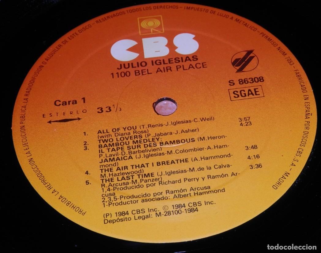 Discos de vinilo: DISCO LP DE VINILO DE JULIO IGLESIAS - Foto 3