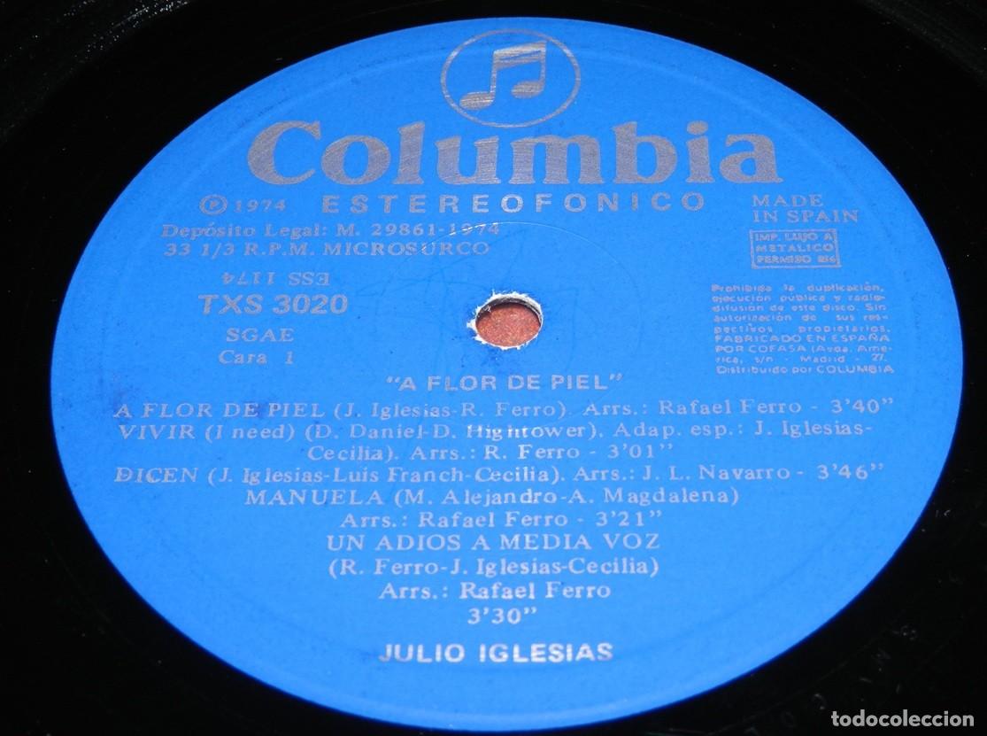 Discos de vinilo: DISCO LP DE VINILO DE JULIO IGLESIAS - Foto 3