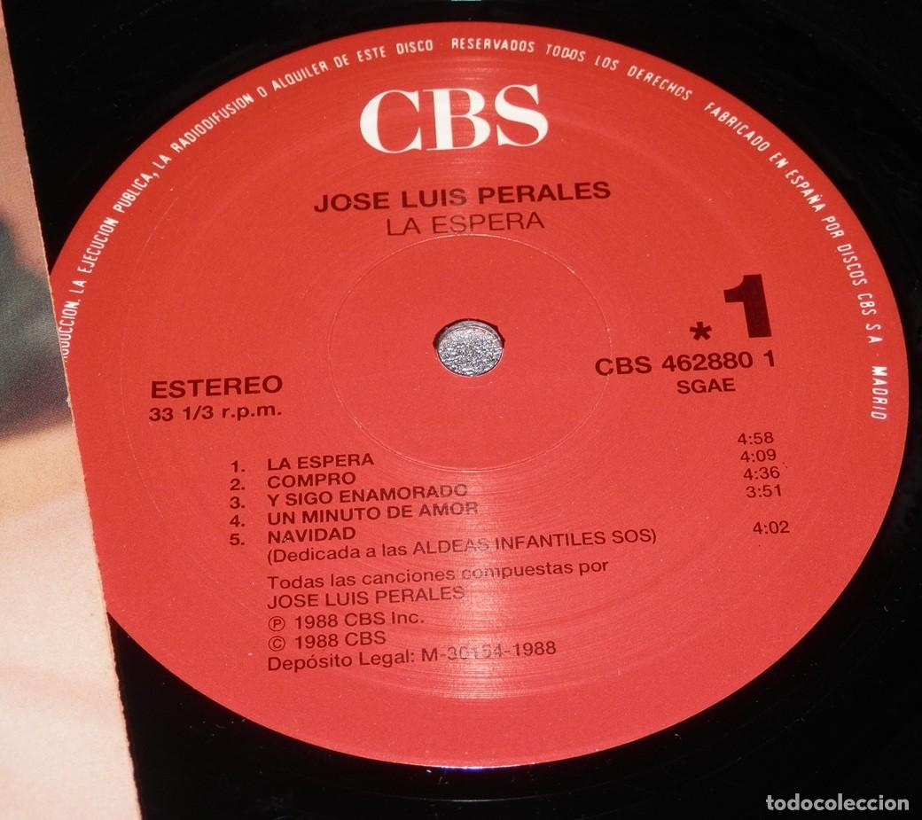 Discos de vinilo: DISCO LP DE VINILO DE JOSE LUIS PERALES - Foto 3