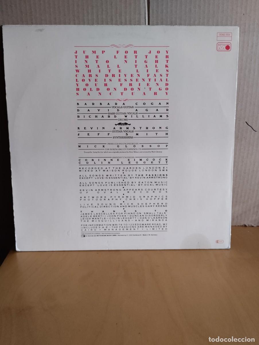 Discos de vinilo: THE PASSIONS --- SANCTUARY - Foto 2