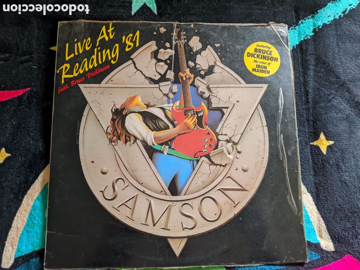 Discos de vinilo: // Samson - Live at reading &lsquo;81- Vemsa Espa&ntilde;a 1990 - Foto 1
