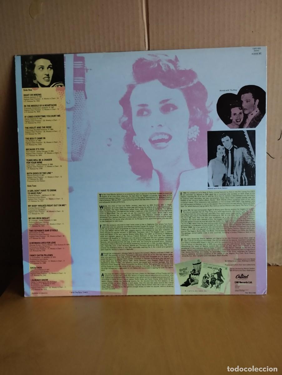 Discos de vinilo: WANDA JACKSON ----- FEATURING 16 COUNTRY CHART HITS - Foto 2