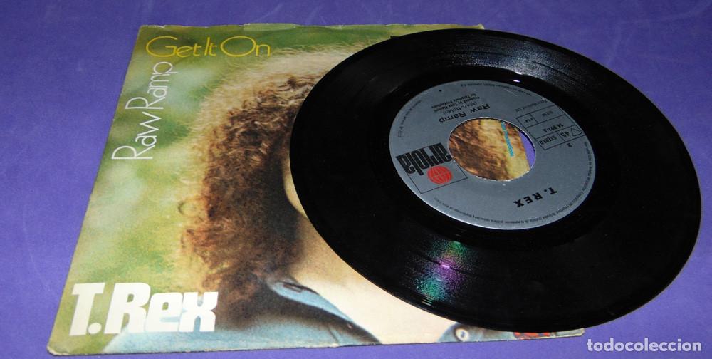 Discos de vinilo: T. Rex &ndash; Get It On / Raw Ramp - SINGLE 1971 - Foto 3