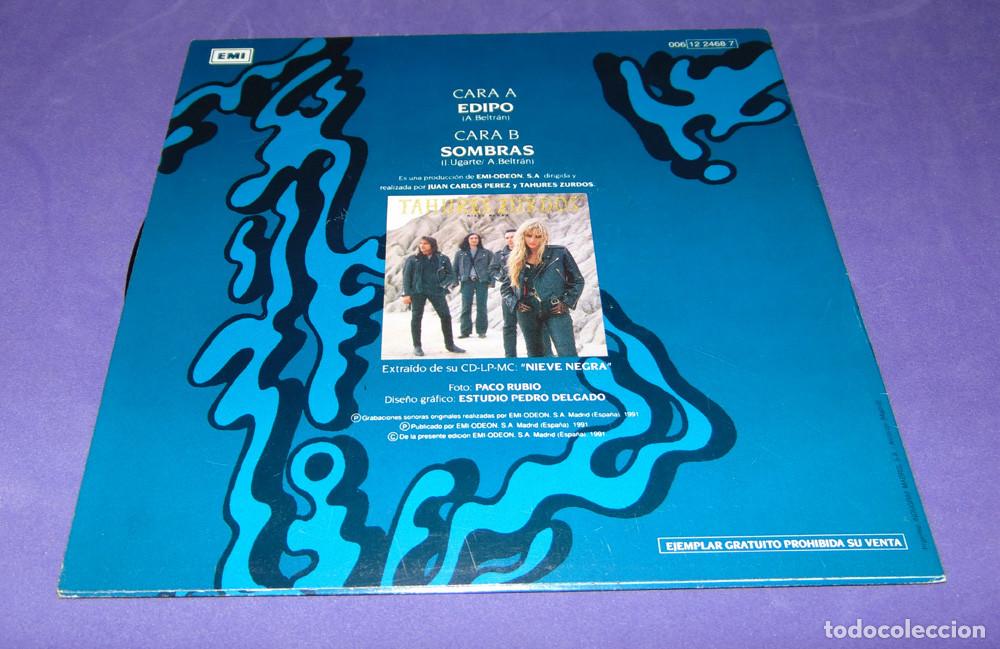 Discos de vinilo: Tah&uacute;res Zurdos &ndash; Edipo - SINGLE 1991 - Foto 2