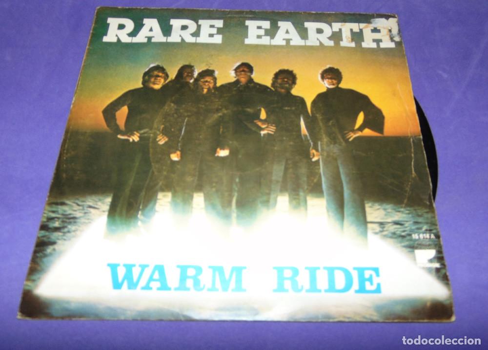 Discos de vinilo: RARE EARTH &ndash; Warm Ride - SINGLE 1978 - Foto 1