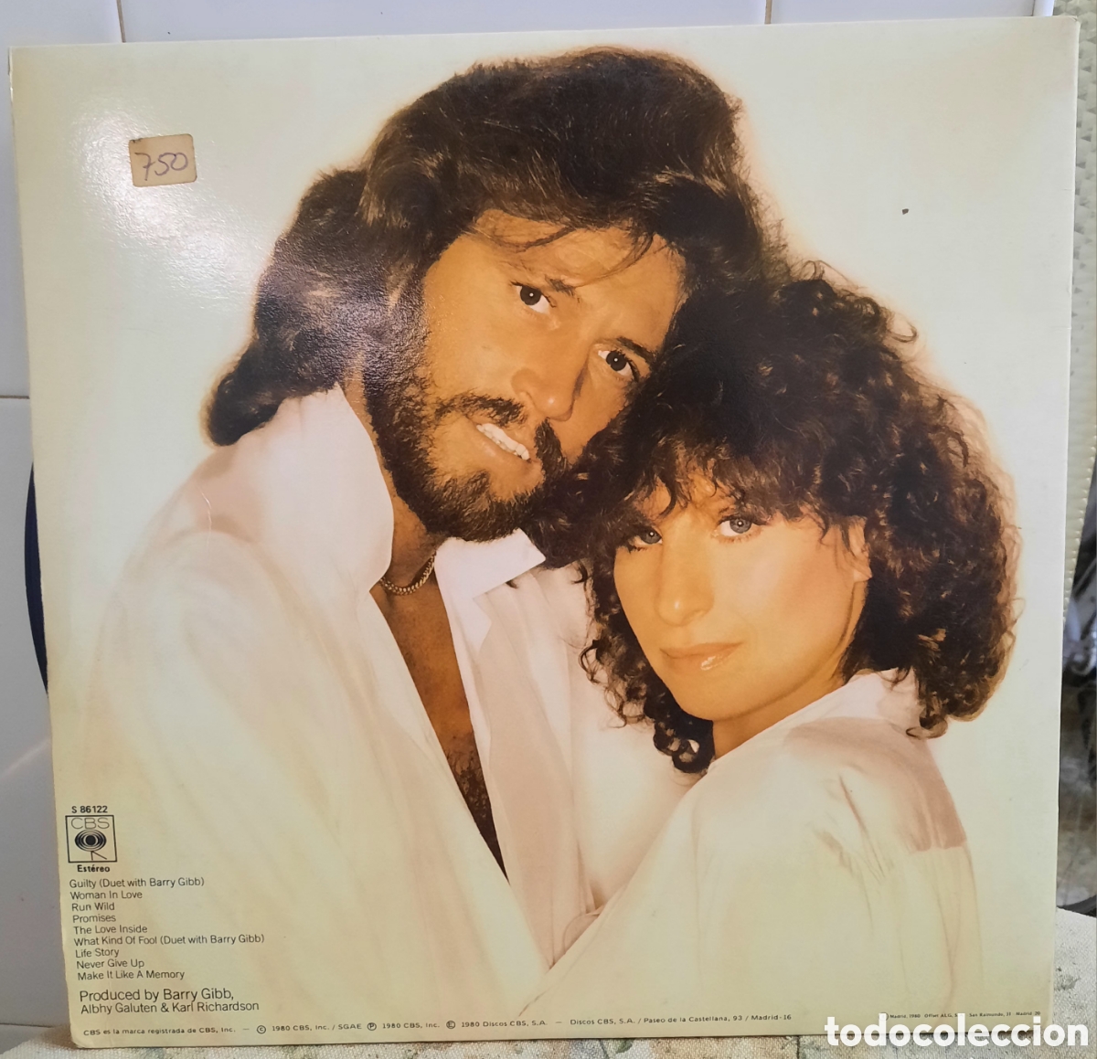 Discos de vinilo: Disco Vinilo: Barbara Streisand (Guilty) - Foto 3