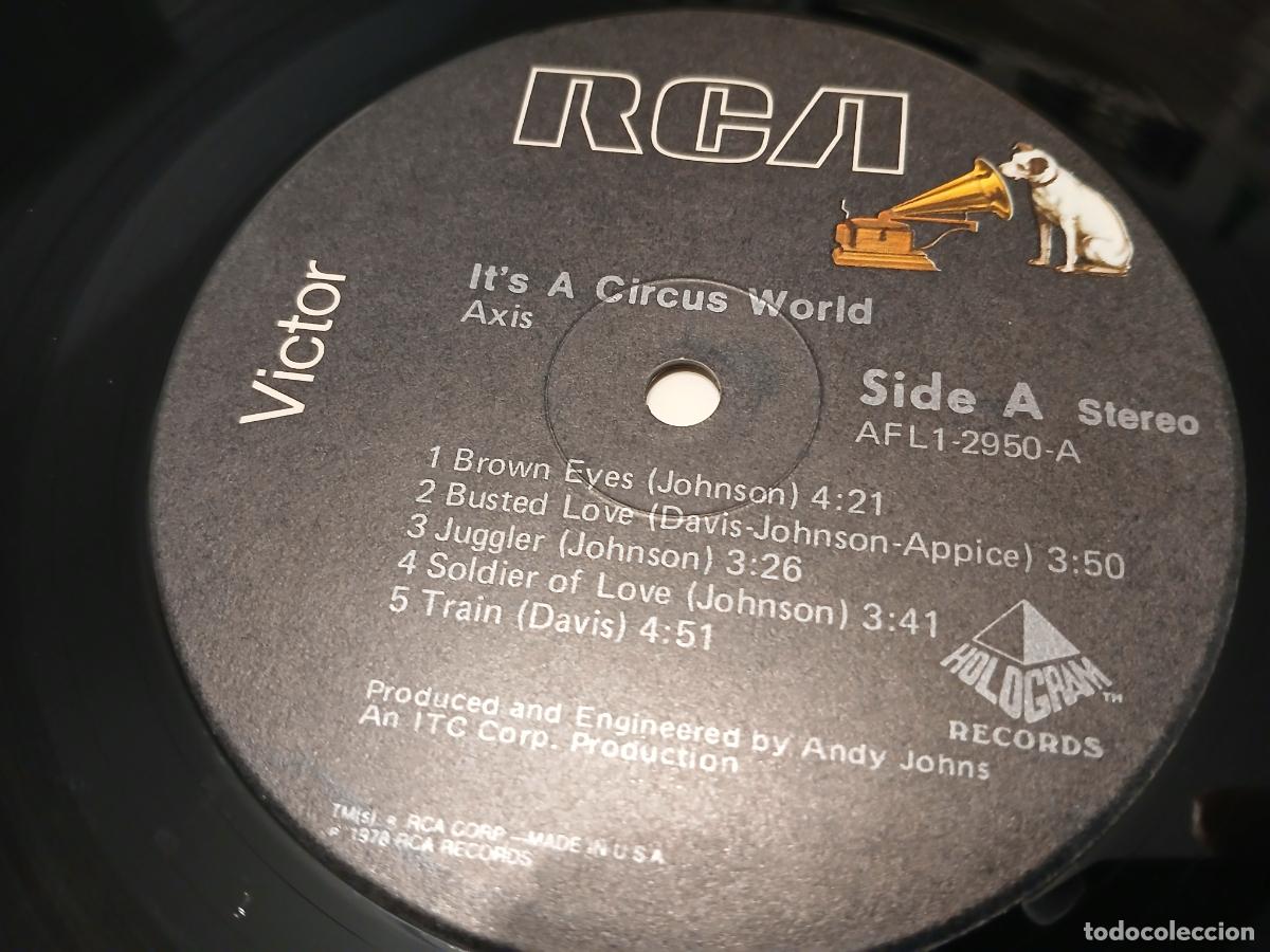 Discos de vinilo: Axis &ndash; Its A Circus World- (1978) LP disco vinilo - Foto 2