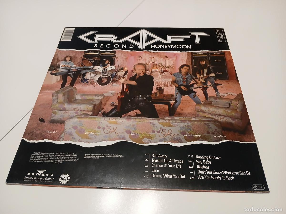 Discos de vinilo: Craaft &ndash; Second Honeymoon- (1988) LP disco vinilo - Foto 10