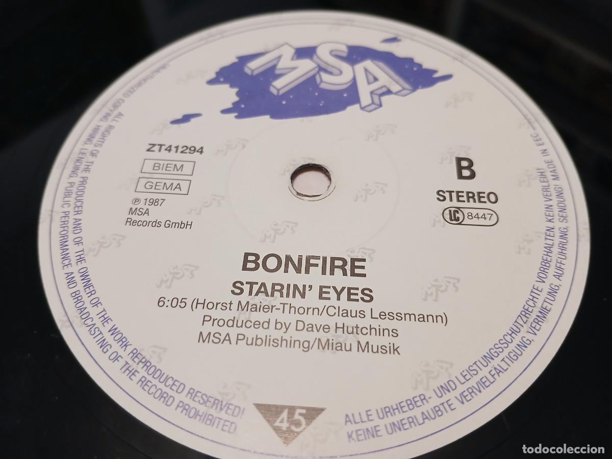 Discos de vinilo: Bonfire &lrm;&ndash; SDI- (1987) maxi-single - Foto 2