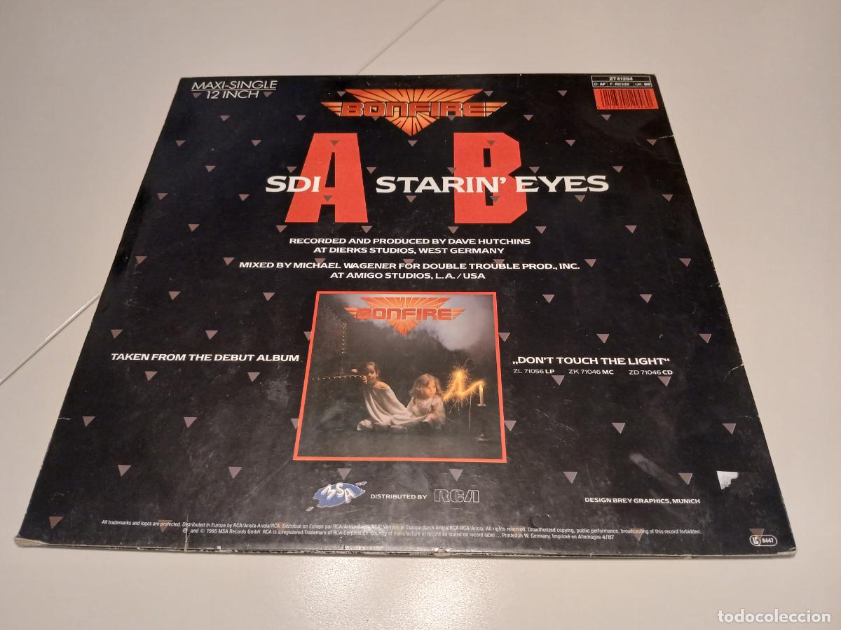 Discos de vinilo: Bonfire &lrm;&ndash; SDI- (1987) maxi-single - Foto 8