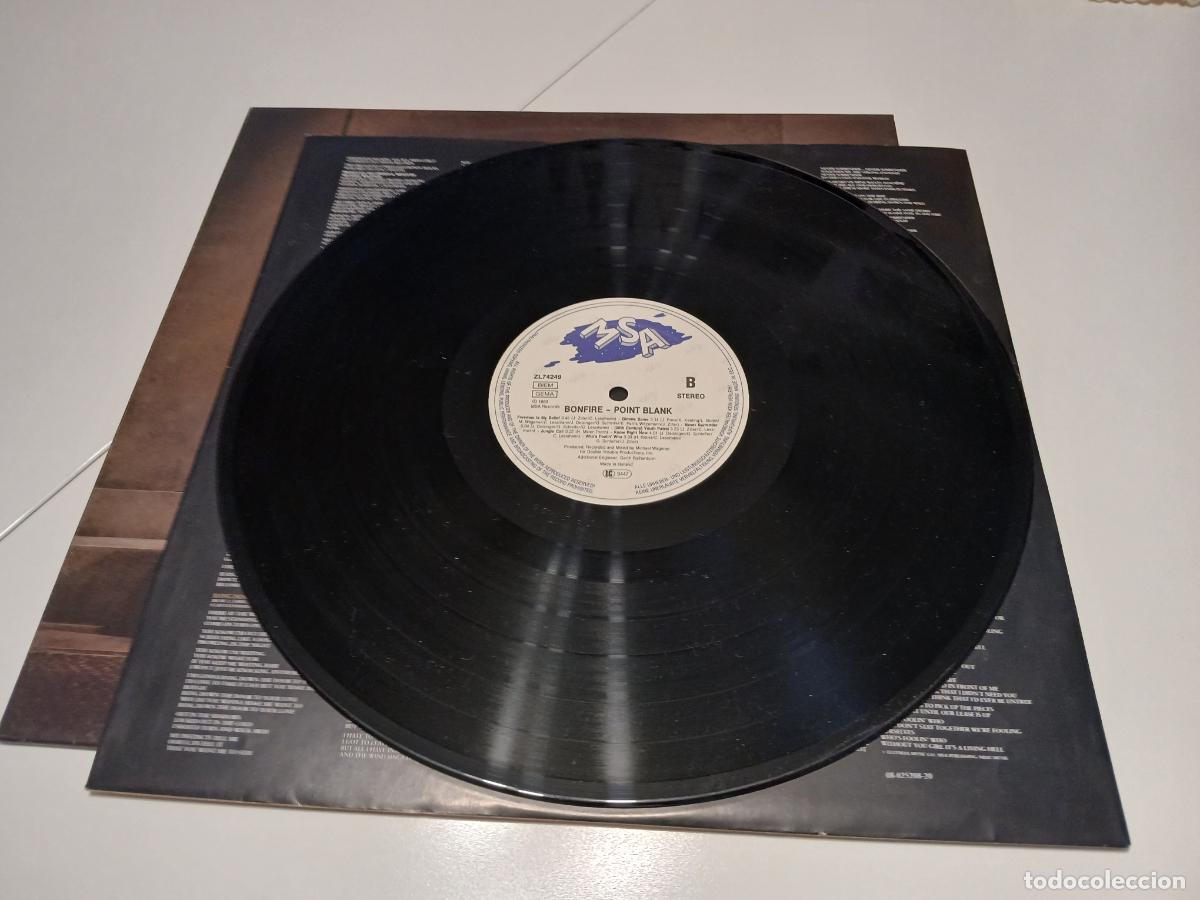 Discos de vinilo: Bonfire &ndash; Point Blank- (1989) LP disco vinilo - Foto 4