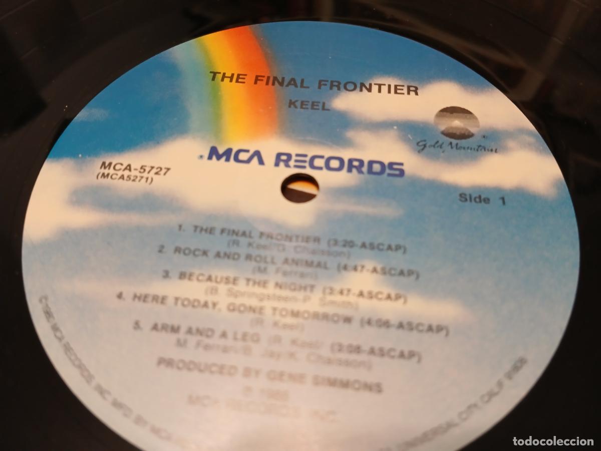 Discos de vinilo: Keel &ndash; The Final Frontier- (1986) LP disco vinilo - Foto 3