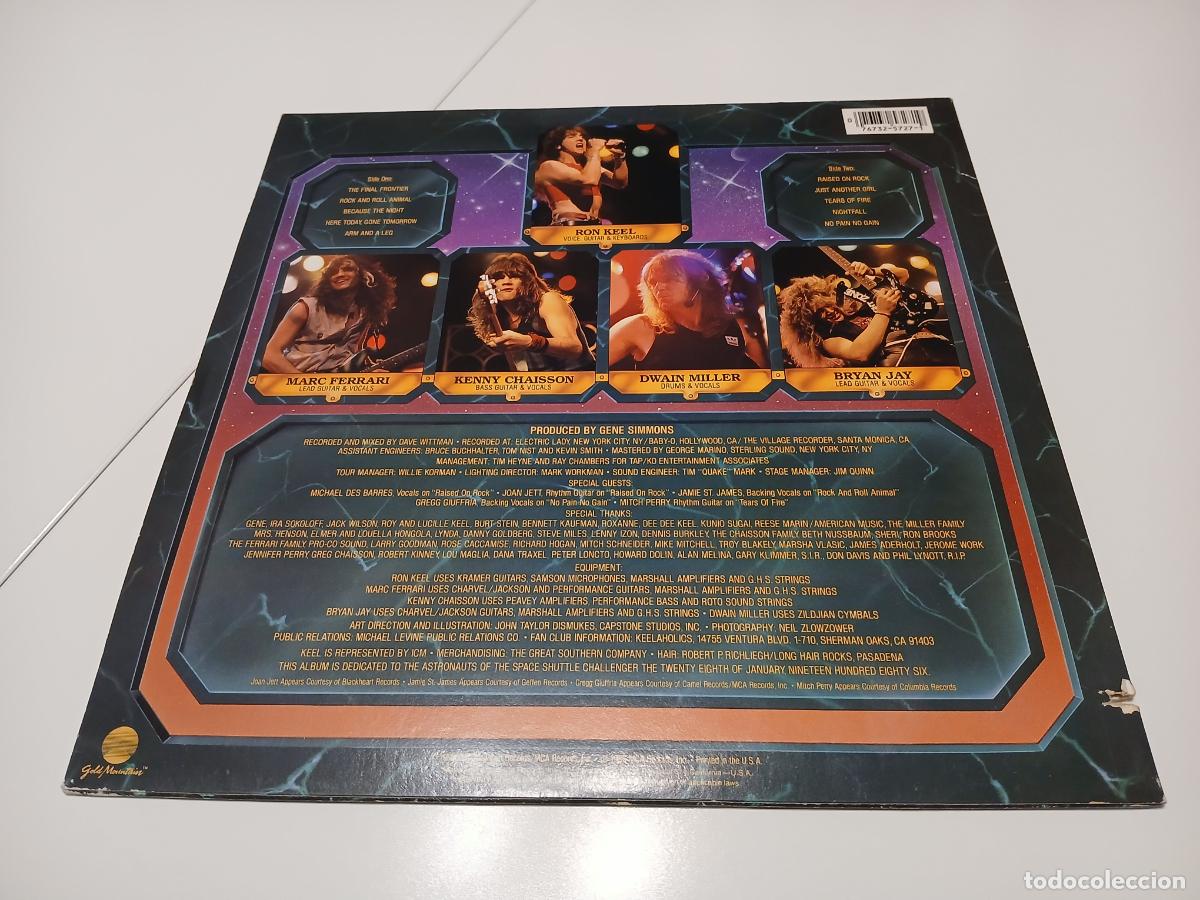 Discos de vinilo: Keel &ndash; The Final Frontier- (1986) LP disco vinilo - Foto 7