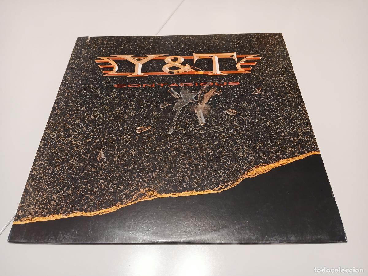 Discos de vinilo: Y & T &ndash; Contagious- (1987) LP disco vinilo - Foto 1