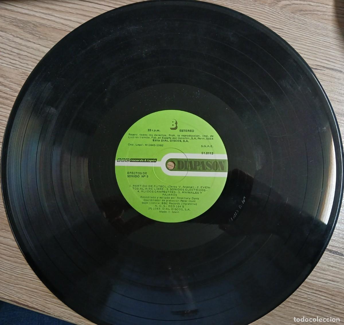 Discos de vinilo: DISCO VINILO LP EFECTOS DE SONIDO (VOLUMEN 9) - Foto 3