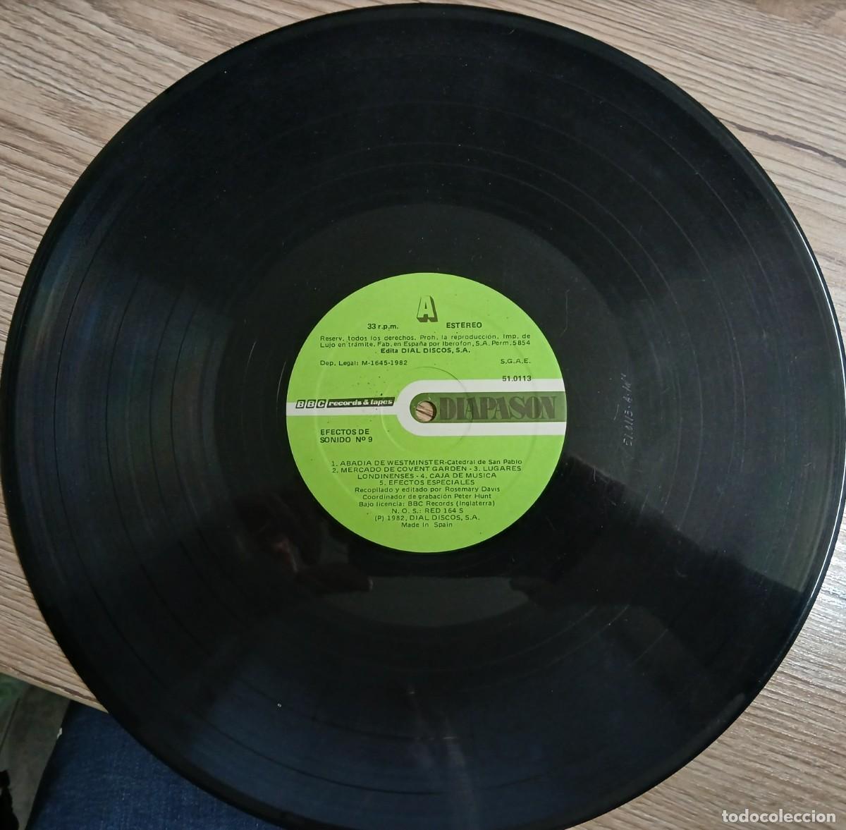 Discos de vinilo: DISCO VINILO LP EFECTOS DE SONIDO (VOLUMEN 9) - Foto 4