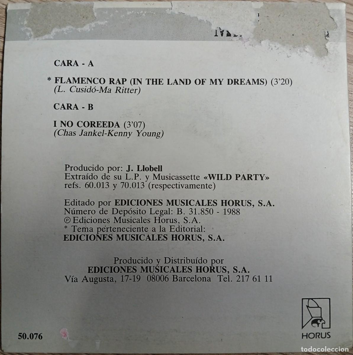 Discos de vinilo: DISCO VINILO SINGLE MA RITTER - Foto 2