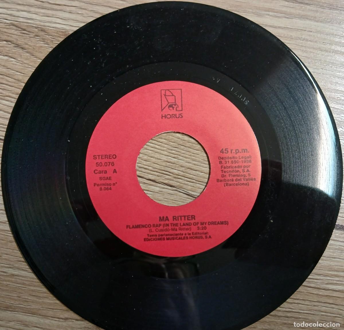Discos de vinilo: DISCO VINILO SINGLE MA RITTER - Foto 4
