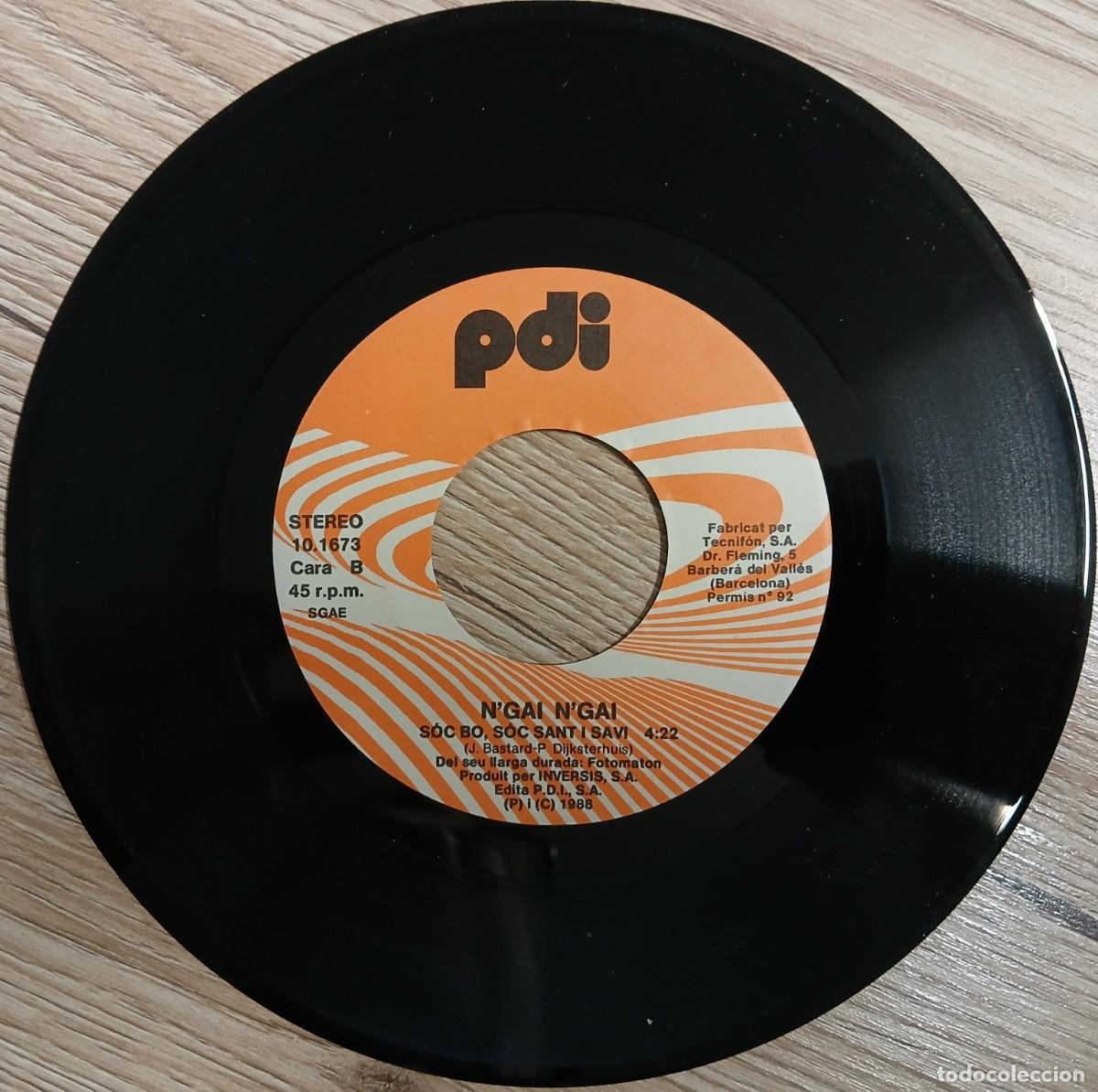 Discos de vinilo: DISCO VINILO SINGLE NGAI NGAI (ON VAS?) - Foto 3