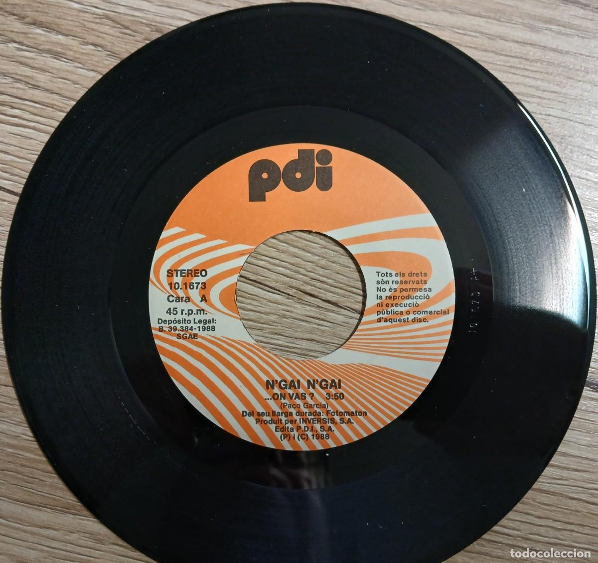 Discos de vinilo: DISCO VINILO SINGLE NGAI NGAI (ON VAS?) - Foto 4
