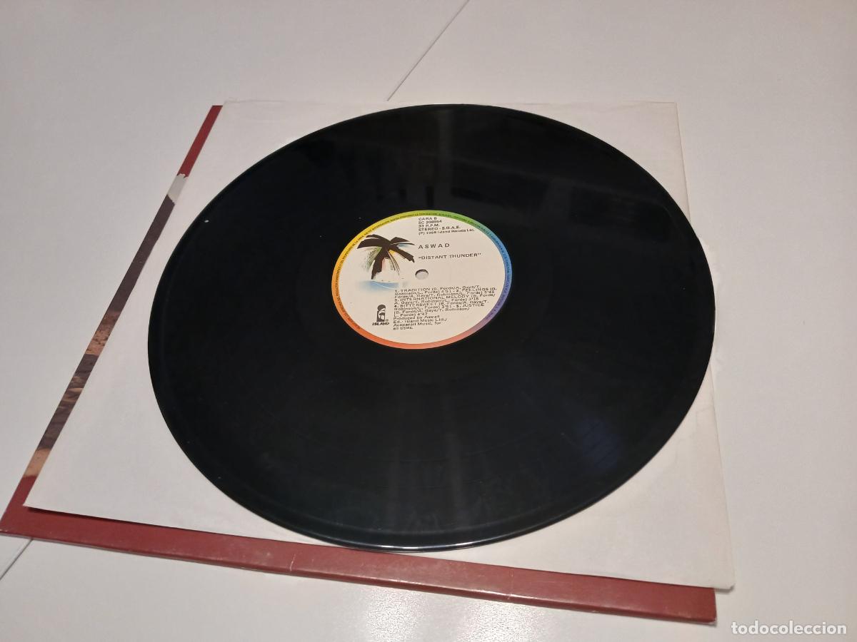 Discos de vinilo: Aswad &ndash; Distant Thunder- (1988) LP disco vinilo - Foto 6