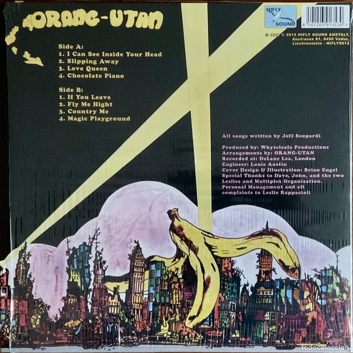 Discos de vinilo: ORANG-UTAN - ORANG-UTAN - Foto 2